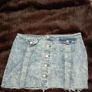 Rue21 Blue Mini Pencil Skirt Casual